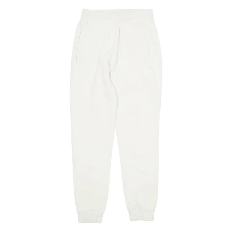 ADIDAS ORIGINALS Mens Joggers Cream Tapered S W27 L29