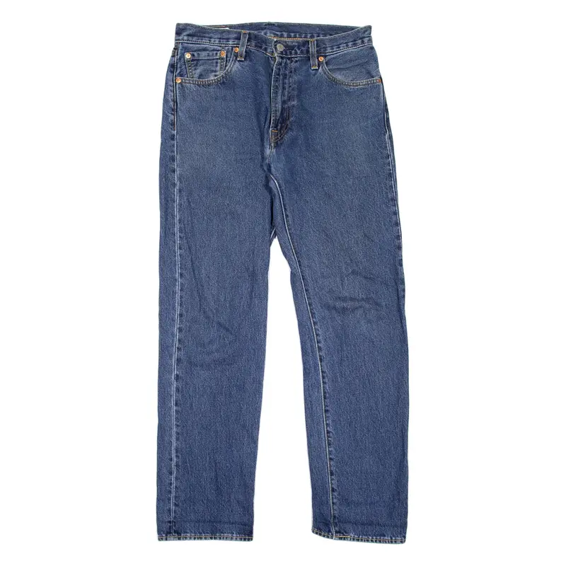 LEVI'S 551Z BIG E Mens Jeans Blue Regular Straight W30 L32