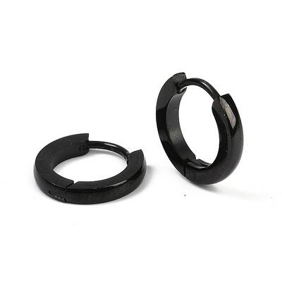Personalized Unisex 304 Stainless Steel Huggie Hoop Earrings