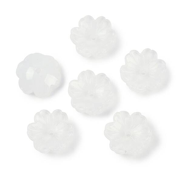 Transparent Spray Paint Glass Beads