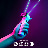 Loop Lasso® NANO - The Original Glow-In-The-Dark String Shooter Toy w/ Dual Built-in UV Blacklights - Safe Fun Adult & Kids ...