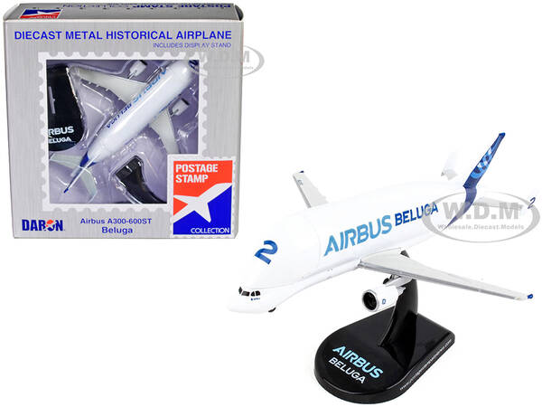 Airbus A300-600ST Beluga Commercial Aircraft Beluga ST Fleet Aircraft #2 1/400 Diecast Model Airplane by Postage Stamp