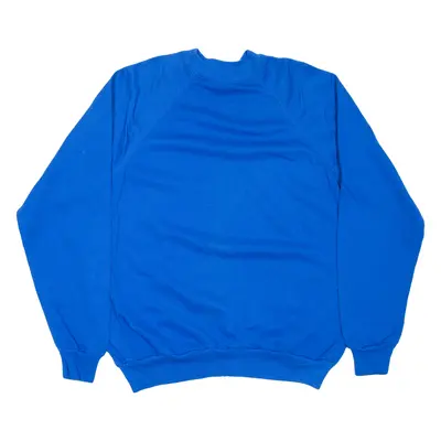 TULTEX Sweatshirt Blue Mens XL