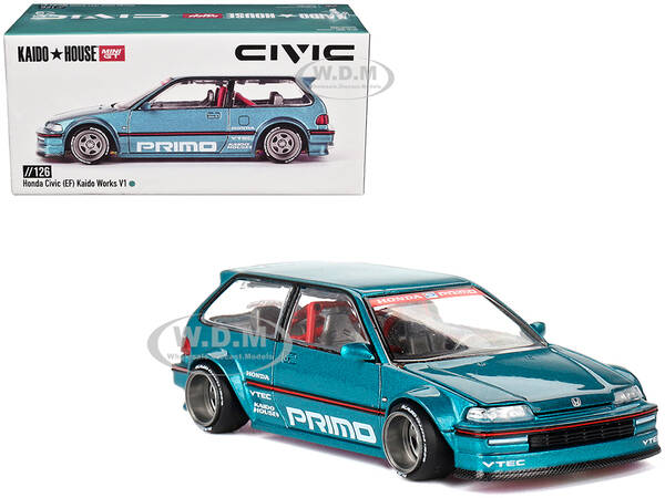Honda Civic (EF) Kaido Works V1 Blue Metallic (Designed by Jun Imai) \