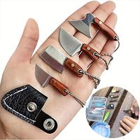 Pocket Knife Set, 4 Counts/set Including Knife & Knife Holder & Knife Blade & Knife Cover, EDC Knife Set for Outdoor Camping,...