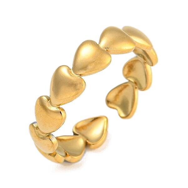 304 Stainless Steel Open Cuff Rings for Women