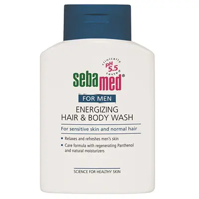 Sebamed Gel Doccia E Shampoo 2 In 1 Per Uomo (Bagno Doccia Energizzante Per Capelli E Corpo) 200 Ml