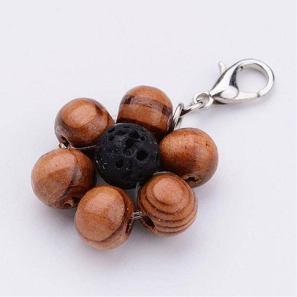Wood Bead Pendants