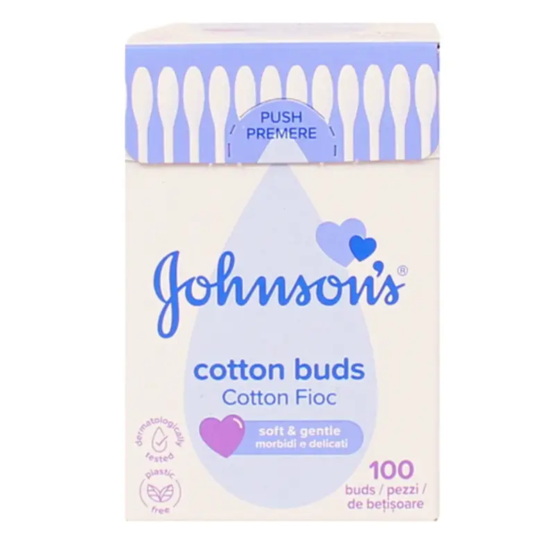 Johnson's Hygienic Cotton Swabs Cotton Buds 100 Pieces