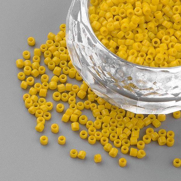 Opaque Glass Bugle Beads