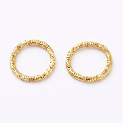 Iron Textured Jump Rings