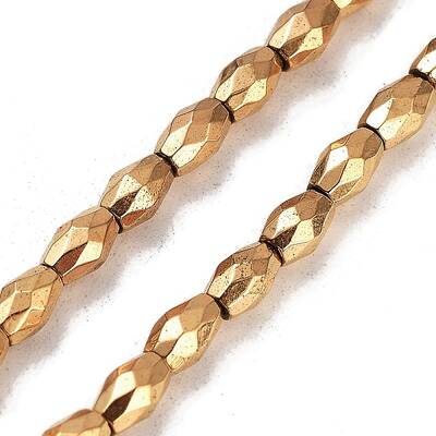 Synthetic Non-magnetic Hematite Beads Strands
