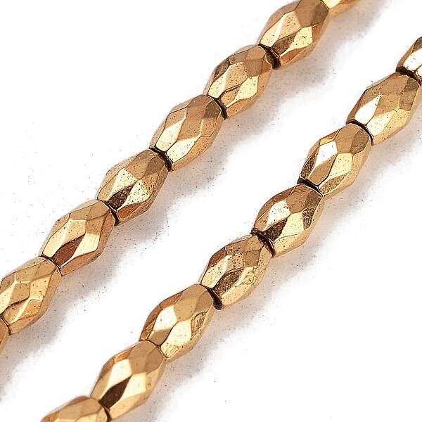 Synthetic Non-magnetic Hematite Beads Strands