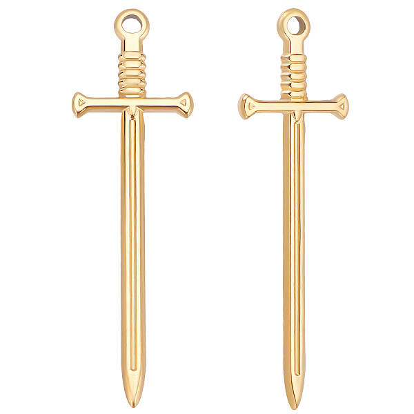 10Pcs 304 Stainless Steel Pendants