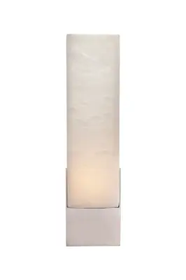 Polished Nickel Frosted Glass Wall Light | Andrew Martin Covet