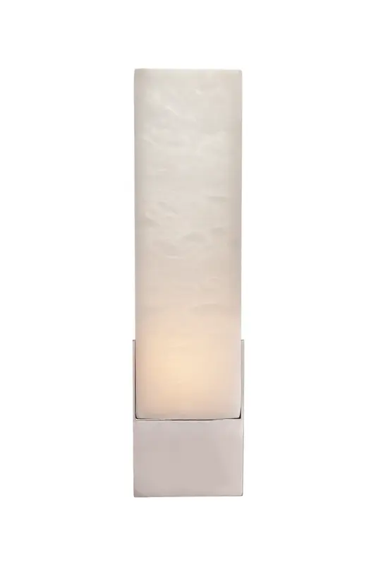 Polished Nickel Frosted Glass Wall Light | Andrew Martin Covet