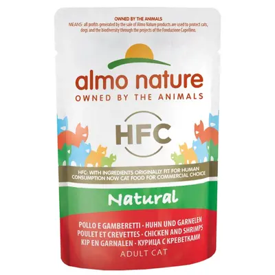 Almo nature HFC Natural Chicken with Shrimp - 55GR