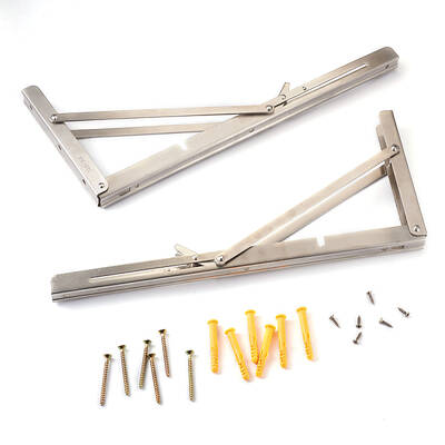 304 Stainless Steel Folding Shelf Brackets
