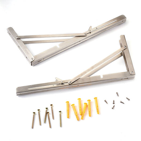 304 Stainless Steel Folding Shelf Brackets