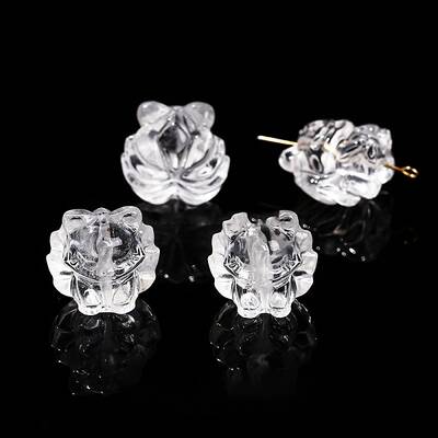 Natural Quartz Crystal Beads