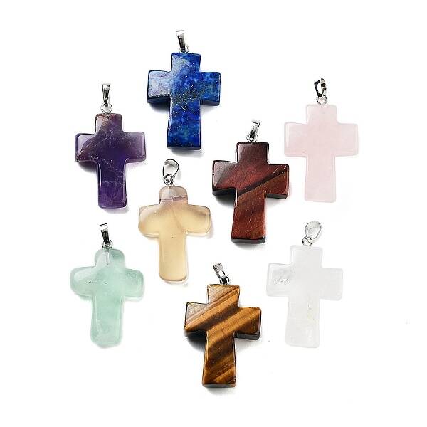 Natural Mixed Gemstone Pendants