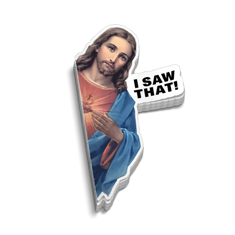 I Saw That Hard Hat Decal