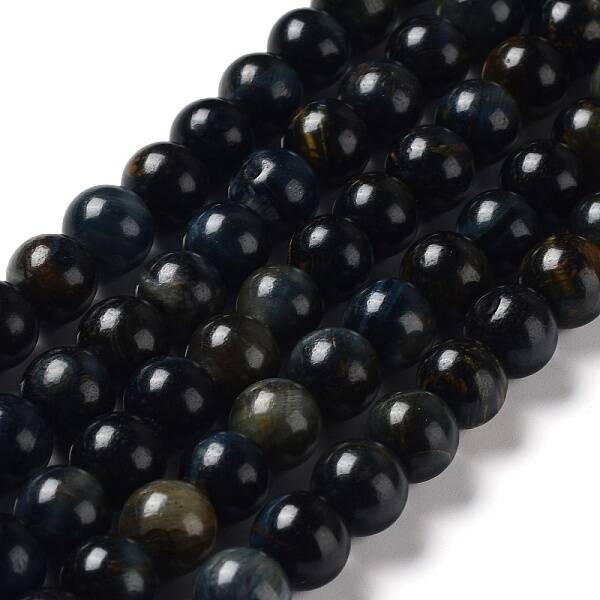 Natural Tiger Eye Dyed Beads Strands