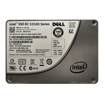 VH27H Dell 160GB Multi-Level Cell SATA 6Gb/s 2.5-Inch Solid State Drive