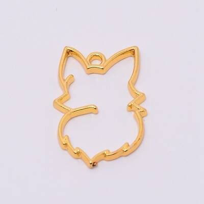 Alloy Open Back Bezel Pendants
