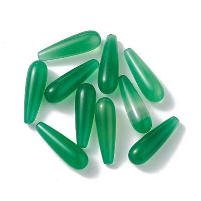 Natural Green Onyx Agate Beads