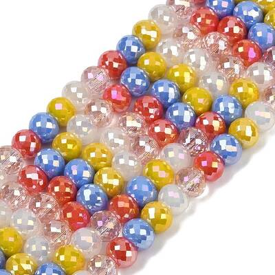Electroplate Glass Beads Strands