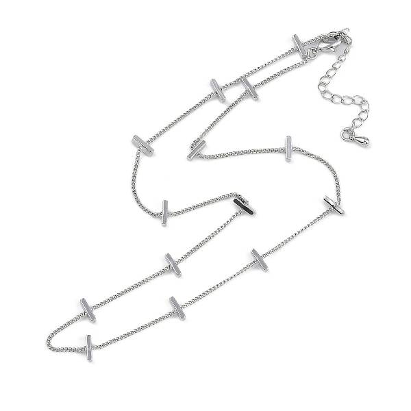 Rack Plating Brass Twisted Chain Necklaces for Women