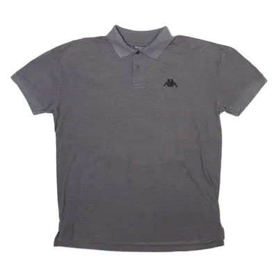 KAPPA Mens Polo Shirt Grey M