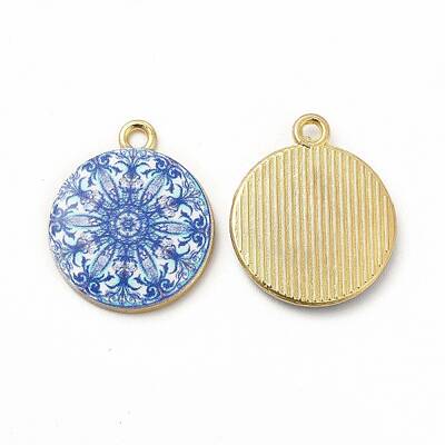 Alloy Printed Pendants