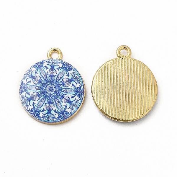 Alloy Printed Pendants