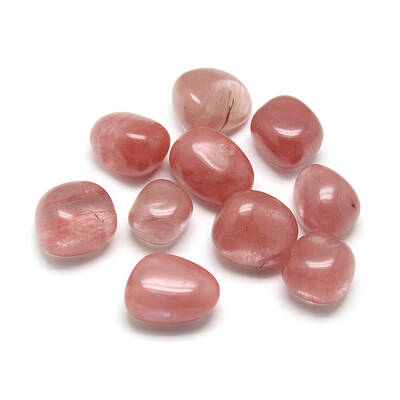 Cherry Quartz Beads