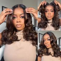 Celie Hair Brown Highlight 1B/230 Blonde Highlight 1B/22 Natural Black 200% Density 6x5 Glueless Pre-Cut HD Lace Wig with Pre...