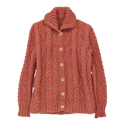 Unbranded Cardigan - Small Orange Wool Blend