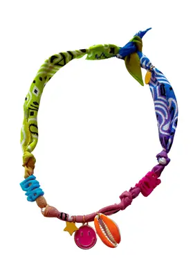 Necklace Good Anis Ro Good Anis Bleu Smile | Color: SMILE | Size: U