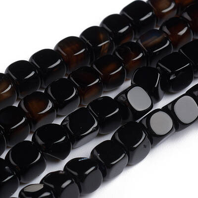 Natural Black Onyx Beads Strands