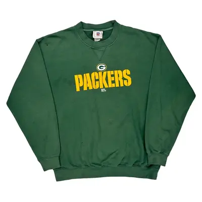 Packers Nfl Graphic Sweatshirt - XL Green Cotton