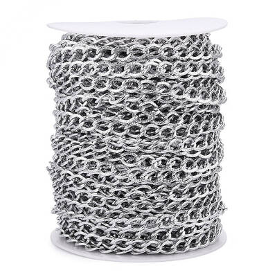 Aluminium Textured Curb Chains