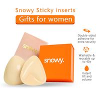Snowy Sticky Cup Inserts - Instant Boost Double Sided Adhesive Bra Cup for Women,Fitted Fitted Underwear Lady Comfort Clothin...