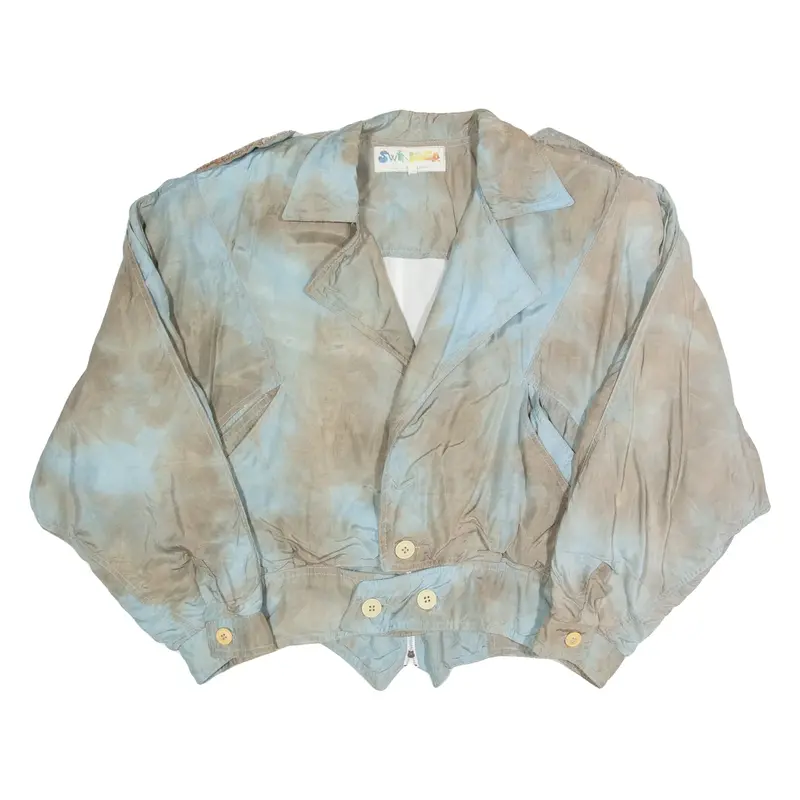 SWINGER Womens Jacket Grey Crazy Pattern M