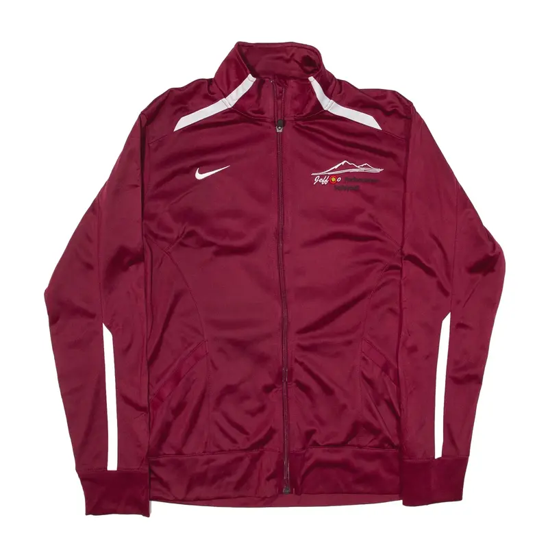 NIKE Volleyball Track Jacket Maroon Womens M