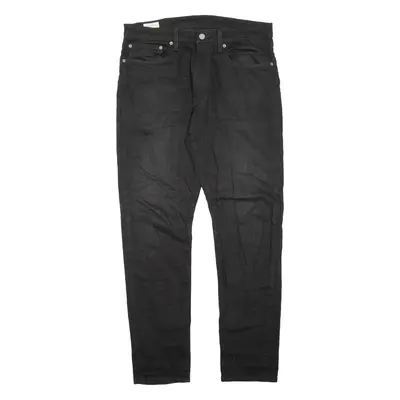 LEVI'S 512 BIG E Jeans Mens Black Slim Tapered W34 L32