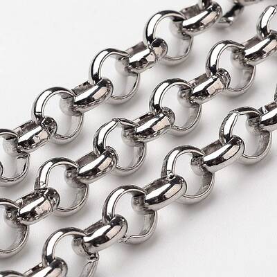 Tarnish Resistant 304 Stainless Steel Rolo Chains