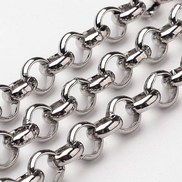 Tarnish Resistant 304 Stainless Steel Rolo Chains