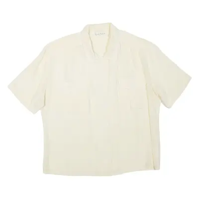 LAST SCENE Womens Shirt Beige Collared L