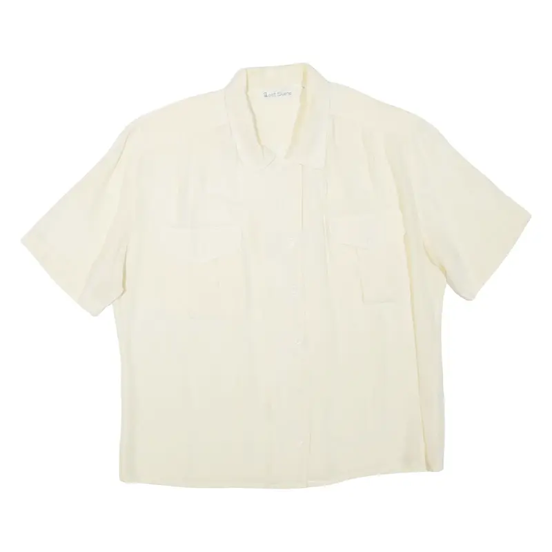 LAST SCENE Womens Shirt Beige Collared L